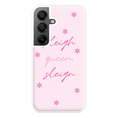 Sleigh Queen - Christmas Puns Phone Case for Galaxy A55