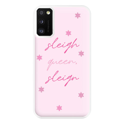 Sleigh Queen - Christmas Puns Phone Case for Galaxy A41