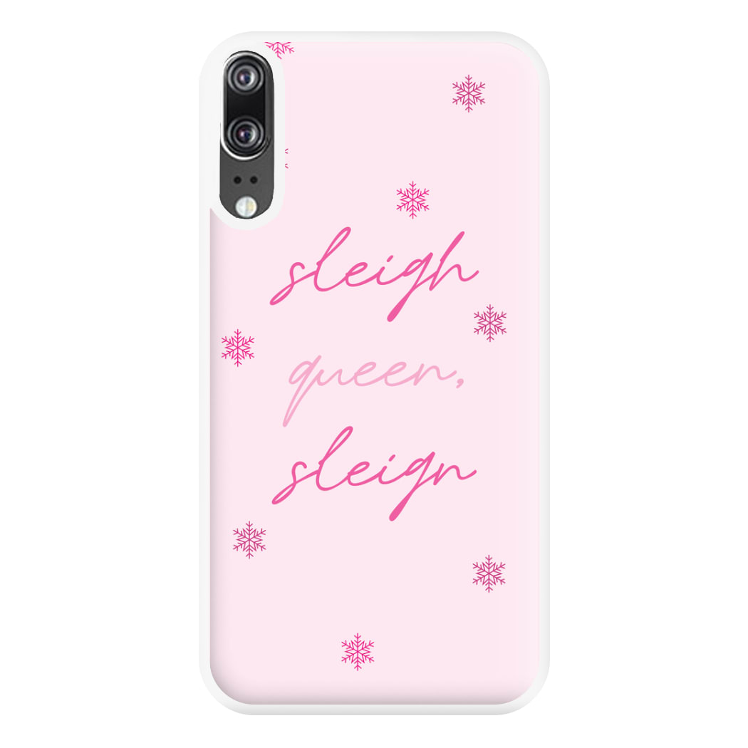 Sleigh Queen - Christmas Puns Phone Case for Huawei P20