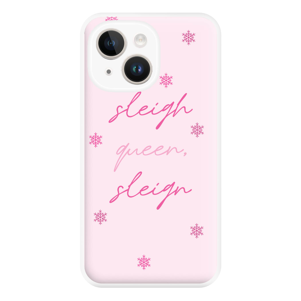 Sleigh Queen - Christmas Puns Phone Case for iPhone 14 Plus