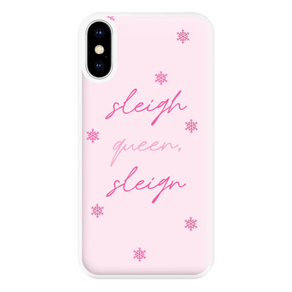 Sleigh Queen - Christmas Puns Phone Case for iPhone XS Max