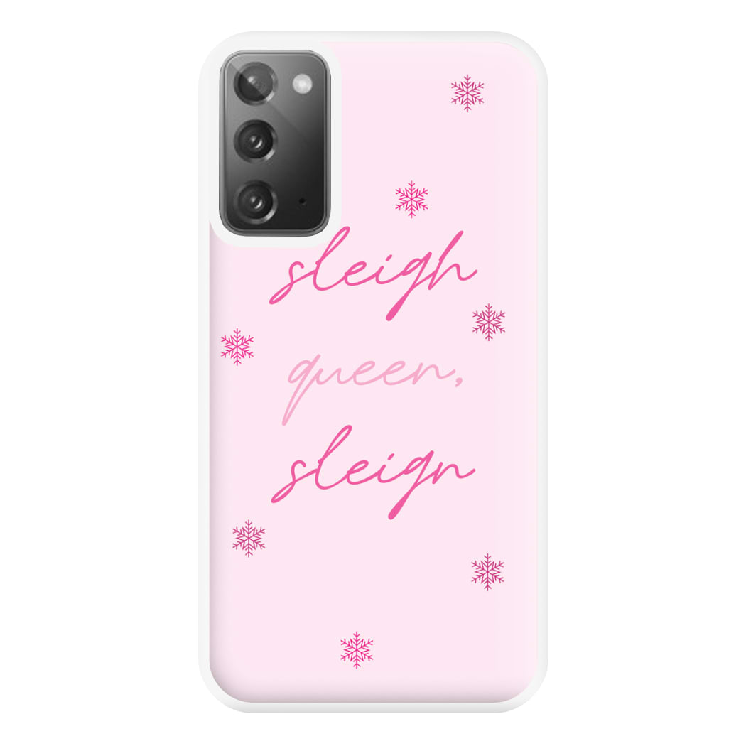 Sleigh Queen - Christmas Puns Phone Case for Galaxy Note 20 Ultra