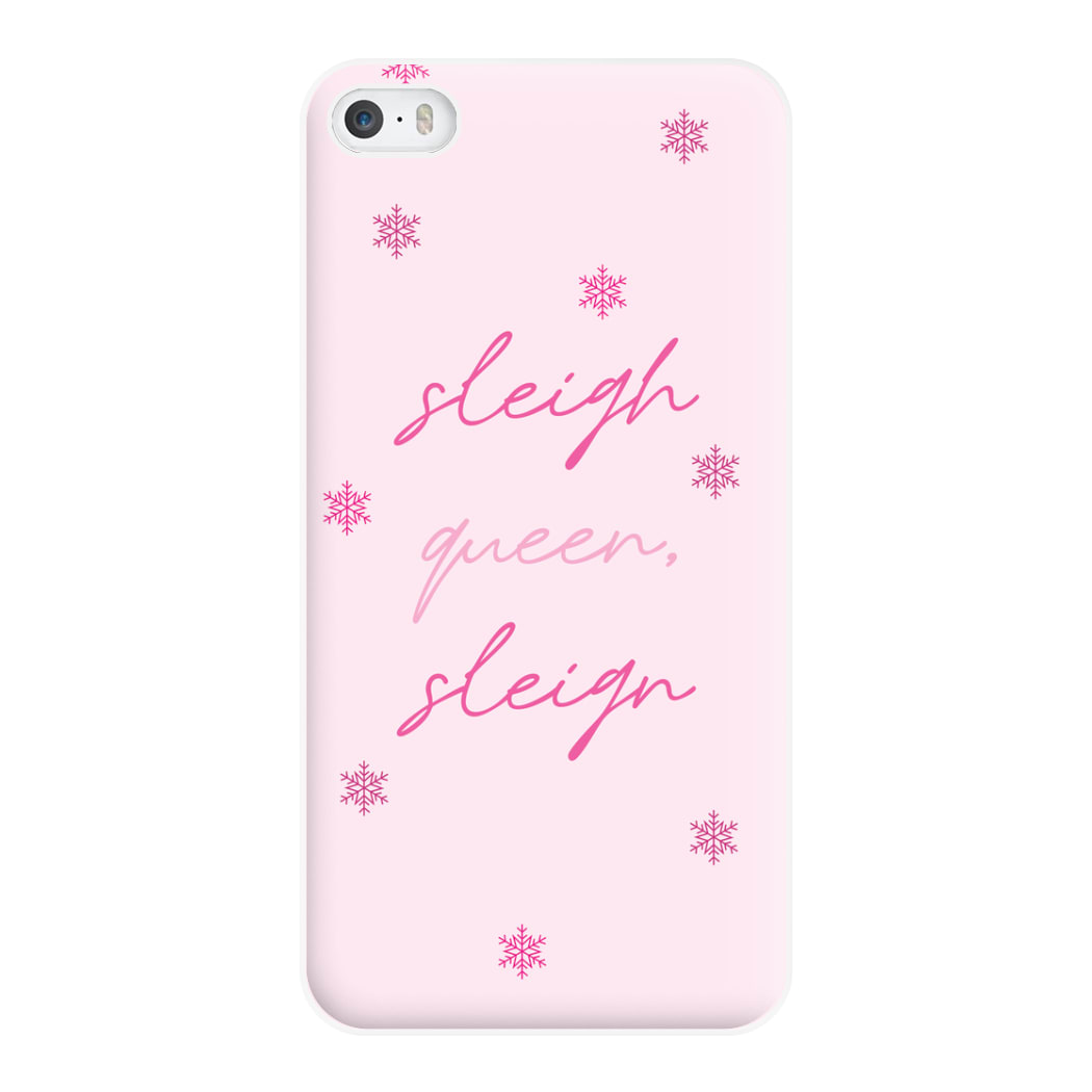 Sleigh Queen - Christmas Puns Phone Case for iPhone 5 / 5s / SE 2016