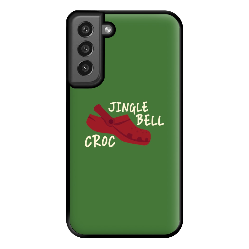 Jingle Bell Croc - Christmas Puns Phone Case for Galaxy S21FE