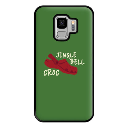 Jingle Bell Croc - Christmas Puns Phone Case for Galaxy S9 Plus