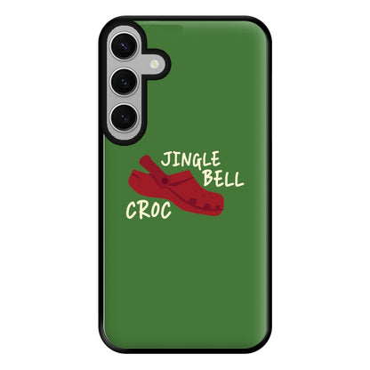 Jingle Bell Croc - Christmas Puns Phone Case for Galaxy S24FE