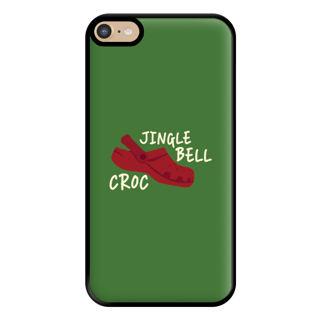 Jingle Bell Croc - Christmas Puns Phone Case for iPhone 6 Plus / 7 Plus / 8 Plus