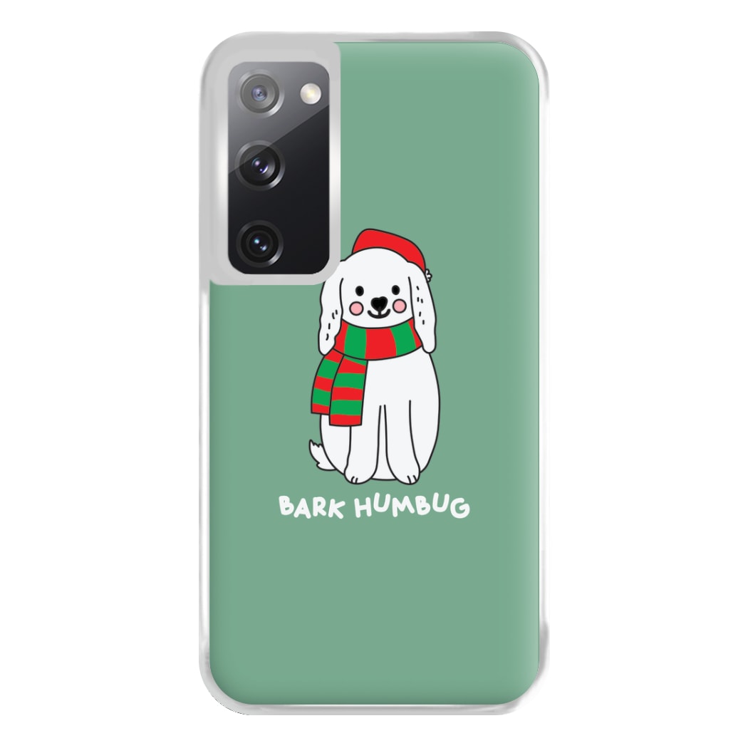 Bark Humbug - Christmas Puns Phone Case for Galaxy S20FE