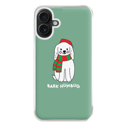 Bark Humbug - Christmas Puns Phone Case for iPhone 16 Plus