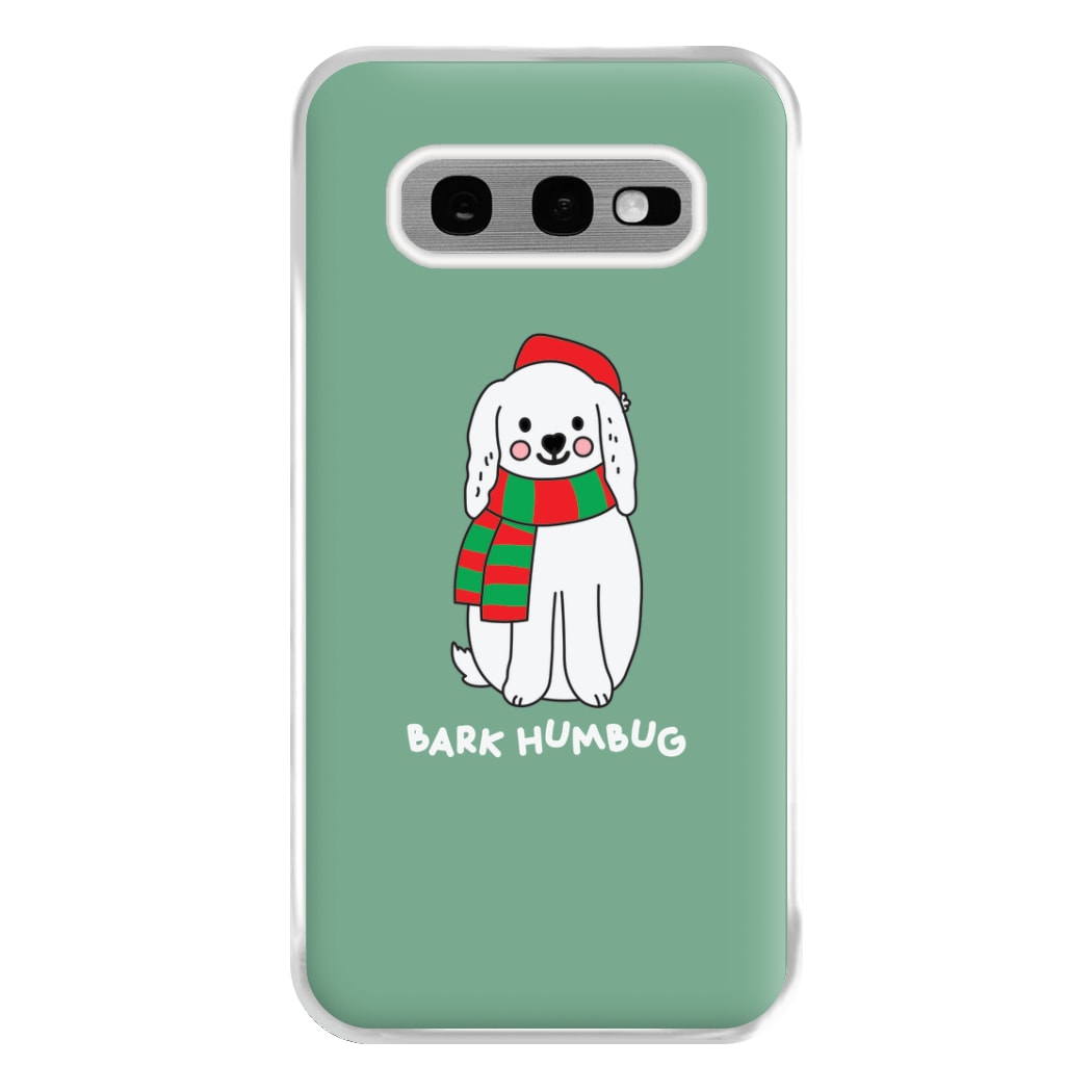 Bark Humbug - Christmas Puns Phone Case for Galaxy S10e