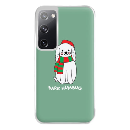 Bark Humbug - Christmas Puns Phone Case for Galaxy S20