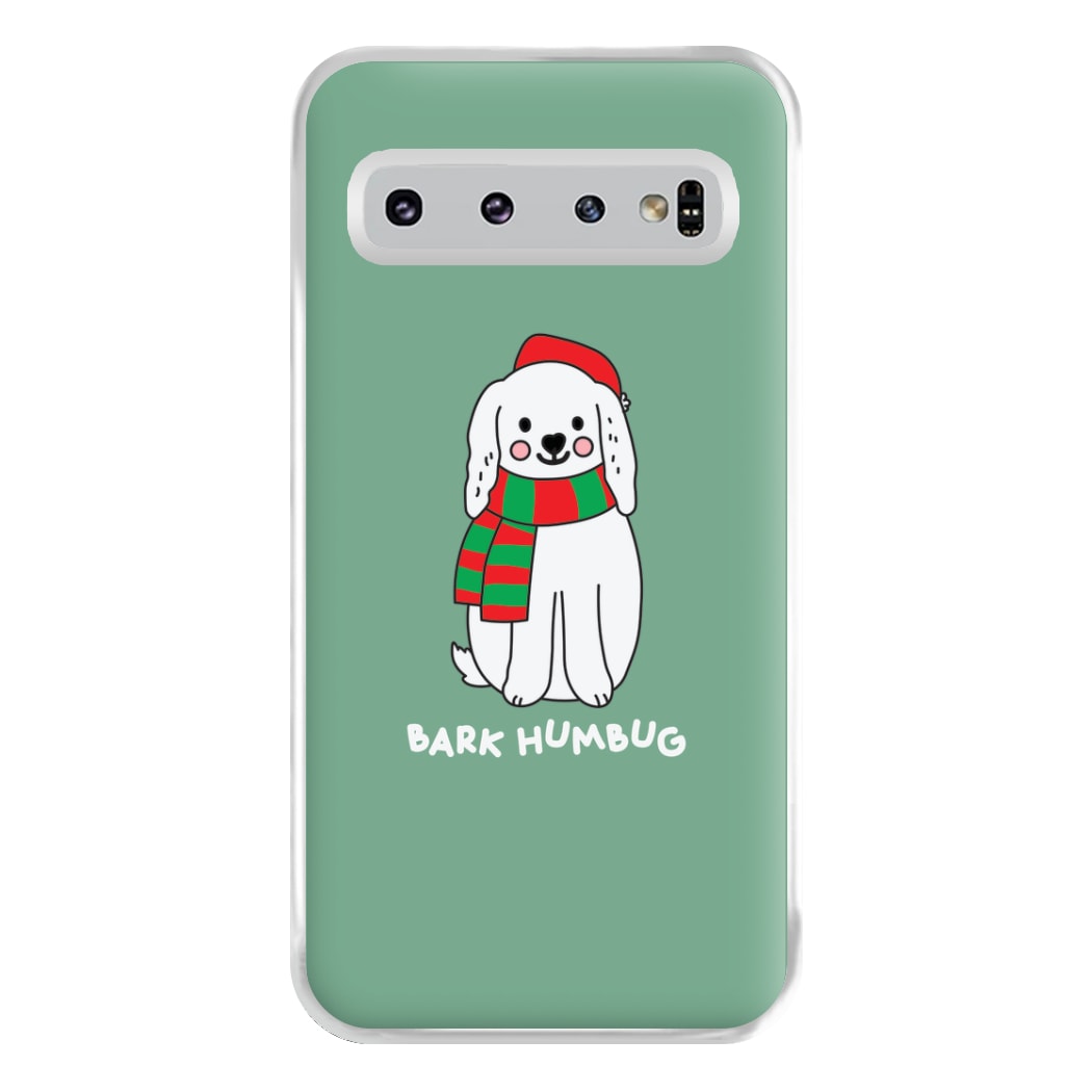 Bark Humbug - Christmas Puns Phone Case for Galaxy S10 Plus