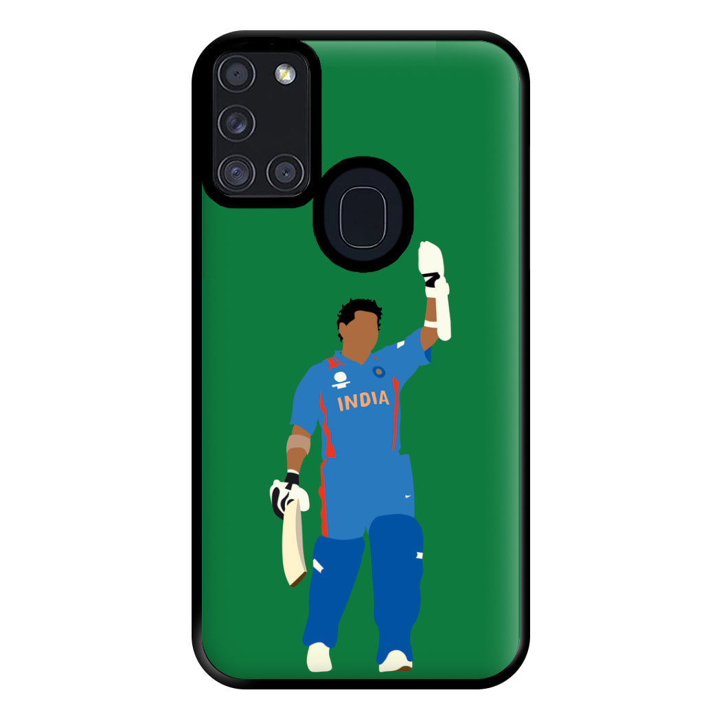 Tendulkar - Cricket Phone Case for Galaxy A21s