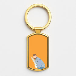 Bairstow - Cricket Gold Keyring