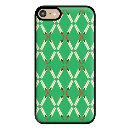 Bats Collage - Cricket Phone Case for iPhone 6 / 7 / 8 / SE