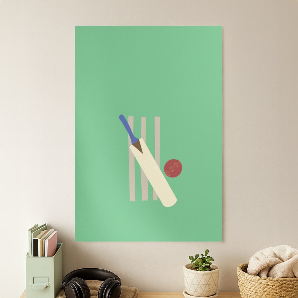 Wickets - Cricket Poster