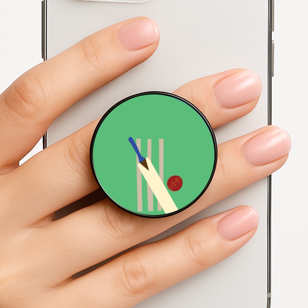 Wickets - Cricket Phone Grip