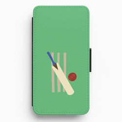 Wickets - Cricket Flip / Wallet Phone Case