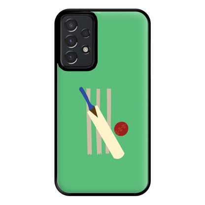 Wickets - Cricket Phone Case for Galaxy A52 / A52s