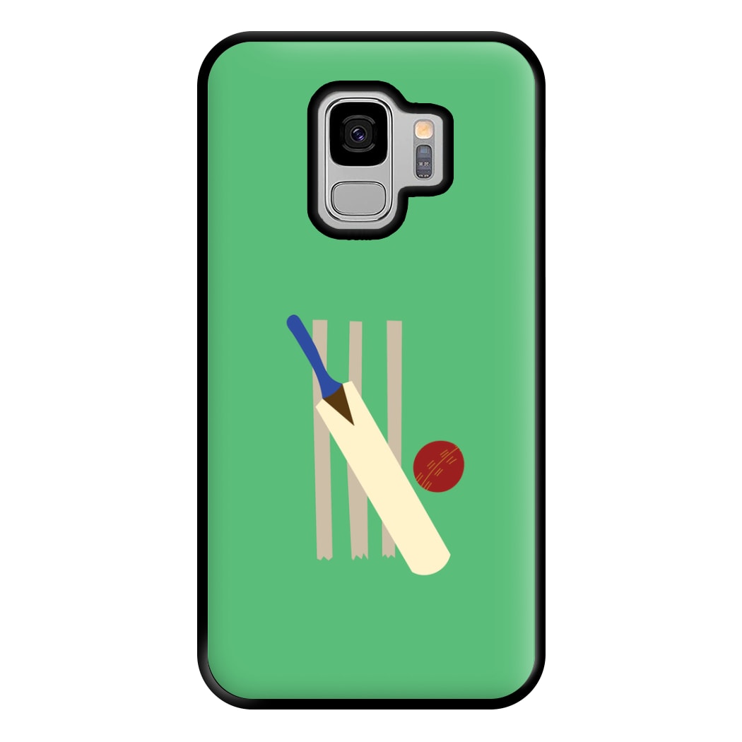 Wickets - Cricket Phone Case for Galaxy S9 Plus