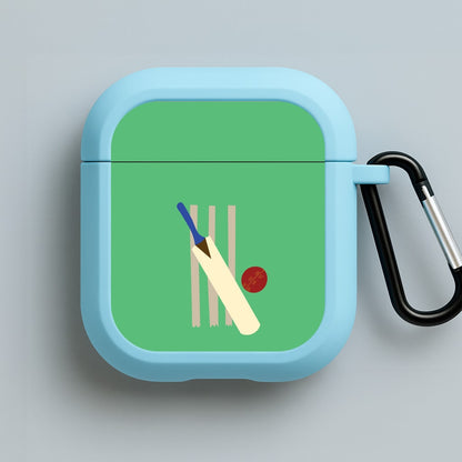 Wickets - Cricket Blue AirPods Case