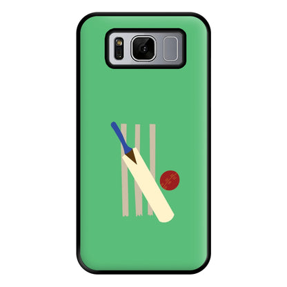 Wickets - Cricket Phone Case for Galaxy S8 Plus