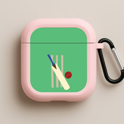 Wickets - Cricket Pink AirPods Case