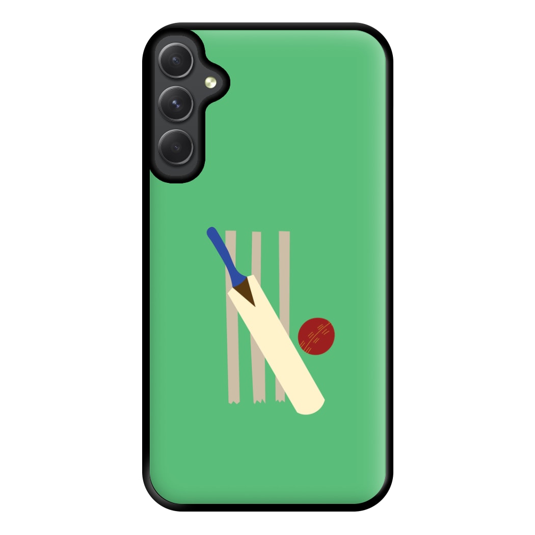 Wickets - Cricket Phone Case for Galaxy A34