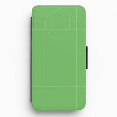 The Pitch - Cricket Flip / Wallet Phone Case