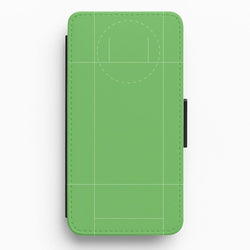 The Pitch - Cricket Flip / Wallet Phone Case