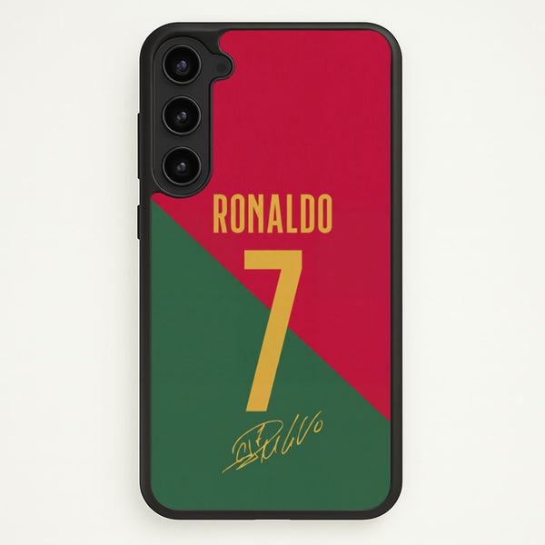 Portugal - Christiano Ronaldo CR7 Phone Case - Galaxy S23 Plus / Standard