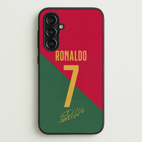 Portugal - Christiano Ronaldo CR7 Phone Case - Galaxy A16 / Standard