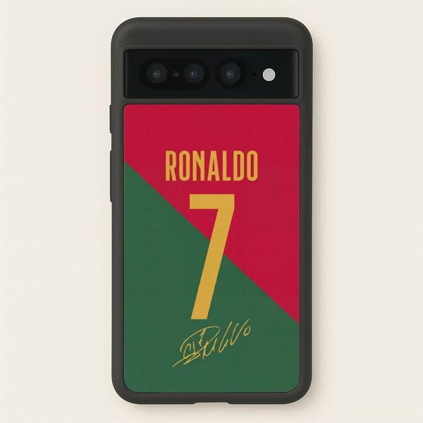 Portugal - Christiano Ronaldo CR7 Phone Case - Google Pixel 7 Pro / Standard