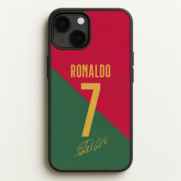 Portugal - Christiano Ronaldo CR7 Phone Case - iPhone 13 Mini / Standard