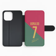 Portugal Ronaldo Wallet Phone Case 2