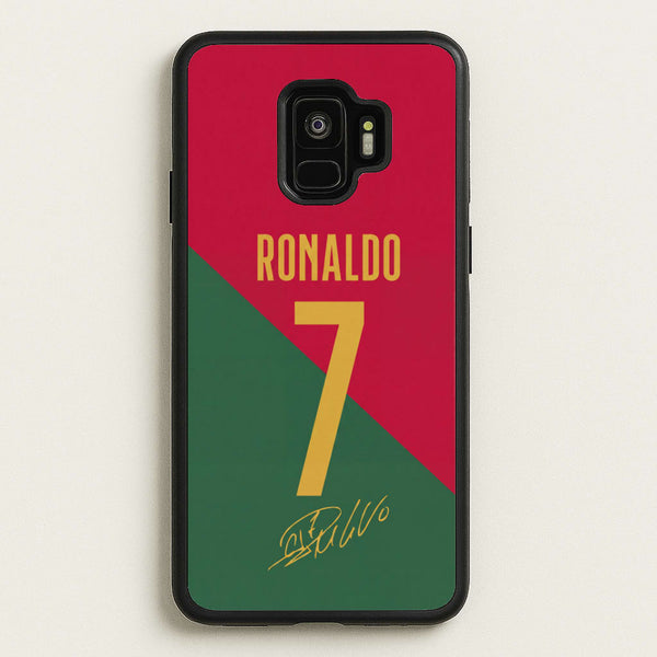 Portugal - Christiano Ronaldo CR7 Phone Case - Galaxy S9 / Standard