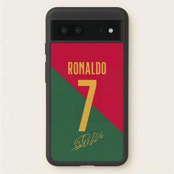 Portugal - Christiano Ronaldo CR7 Phone Case - Google Pixel 7 / Standard