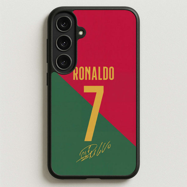 Portugal - Christiano Ronaldo CR7 Phone Case - Galaxy S25FE / Standard