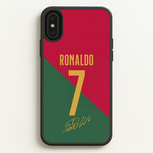 Portugal - Christiano Ronaldo CR7 Phone Case - iPhone XS Max / Standard