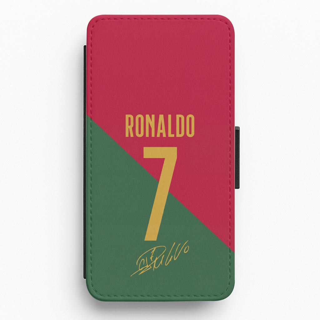Portugal Ronaldo Wallet Phone Case