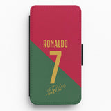 Christiano Ronaldo Wallet Phone Cases