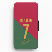 Portugal Ronaldo Wallet Phone Case 1