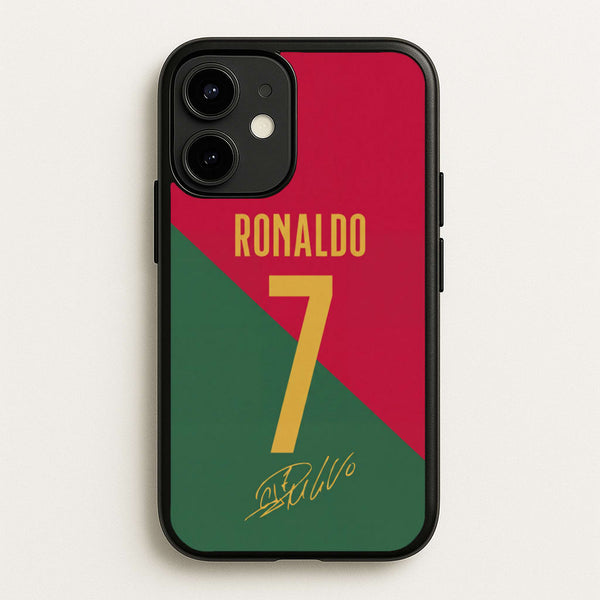 Portugal - Christiano Ronaldo CR7 Phone Case - iPhone 12 / 12 Pro / Standard