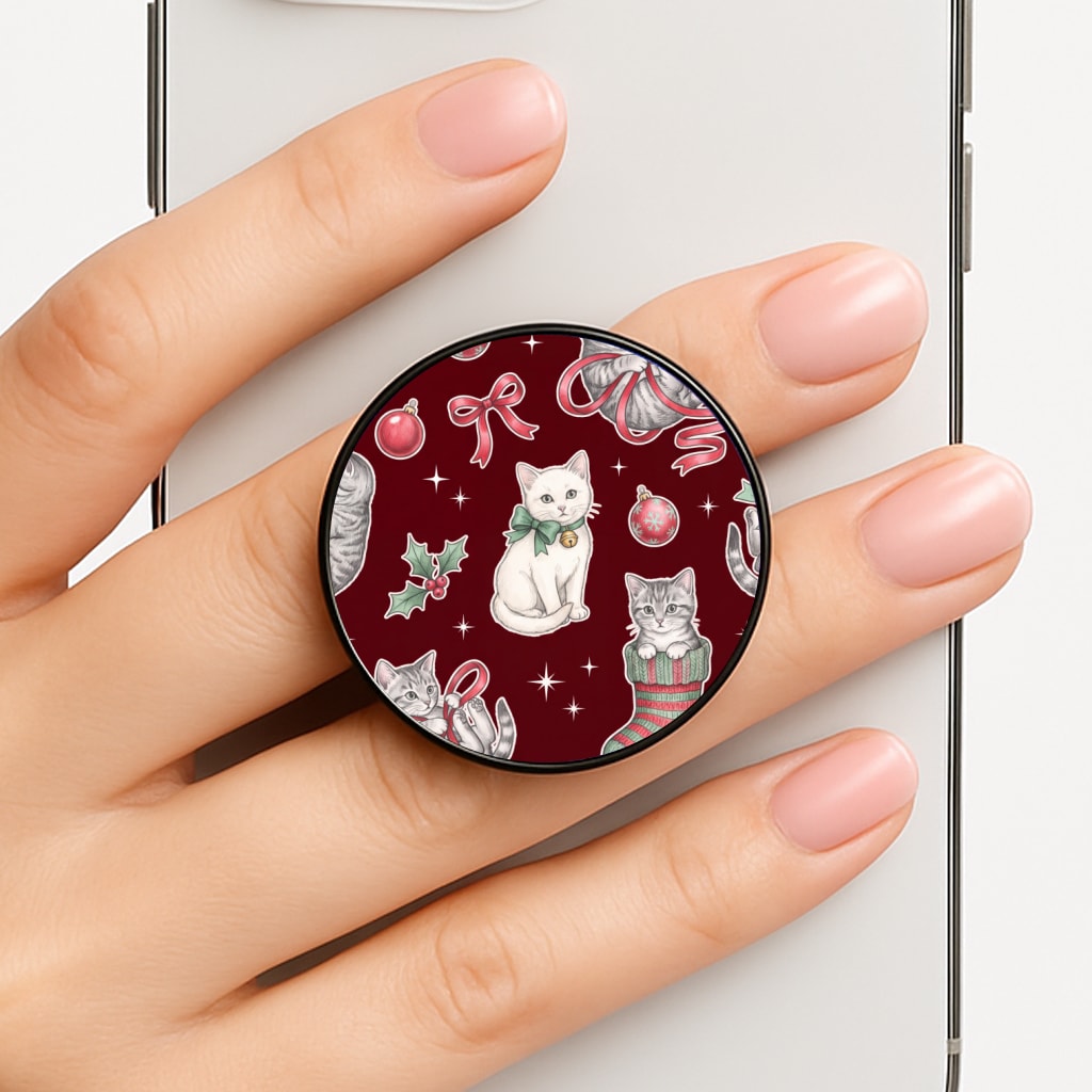 Festive Tabby Kittens FunGrip