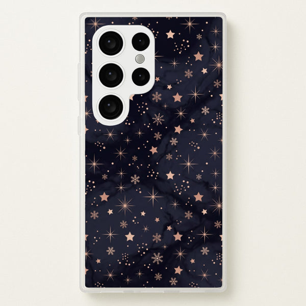 Midnight Frost Stars Phone Case - Galaxy S24 Ultra / Standard
