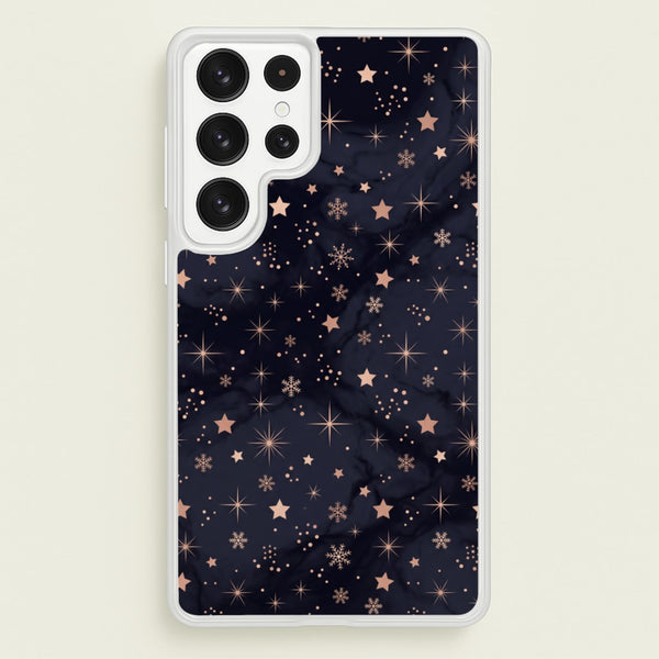 Midnight Frost Stars Phone Case - Galaxy S22 Ultra / Standard