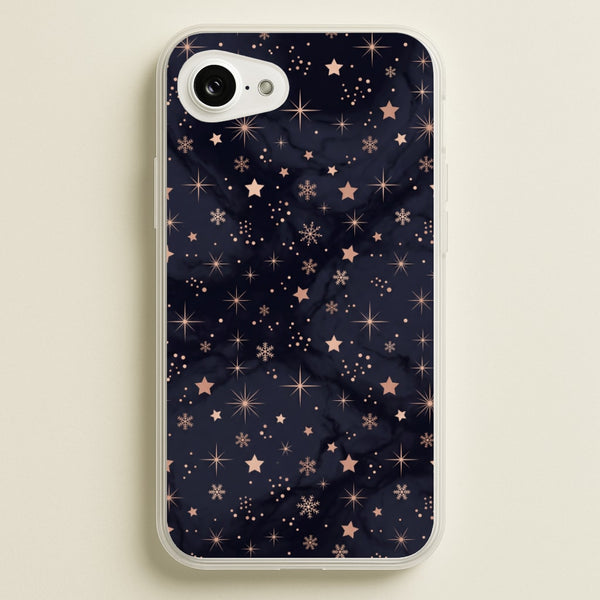 Midnight Frost Stars Phone Case - iPhone 17e / Standard