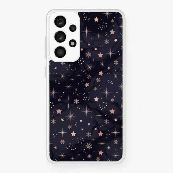 Midnight Frost Stars Phone Case - Galaxy A53 / Standard