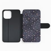 Midnight Frost Stars Flip / Wallet Phone Case 2