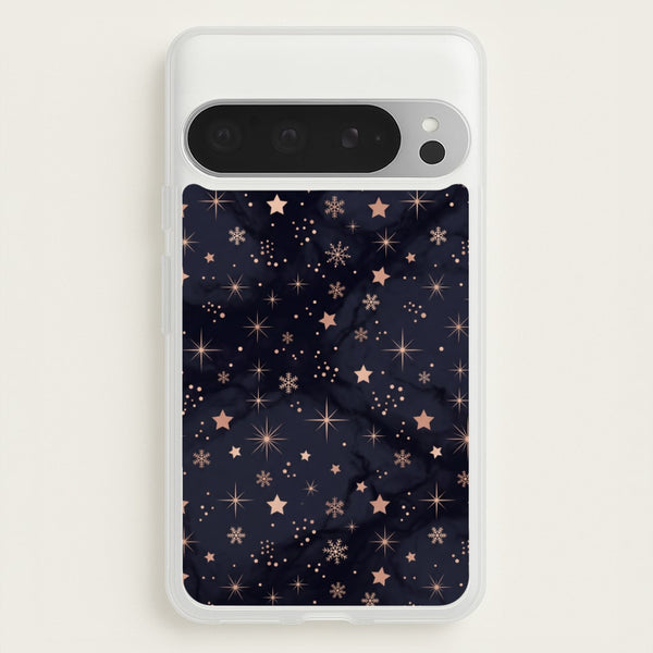 Midnight Frost Stars Phone Case - Google Pixel 9 Pro XL / Standard